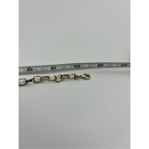 Unbranded Statement Yellow Gold Chunky Box Chain Necklace 38.5” - Picture 3 of 3